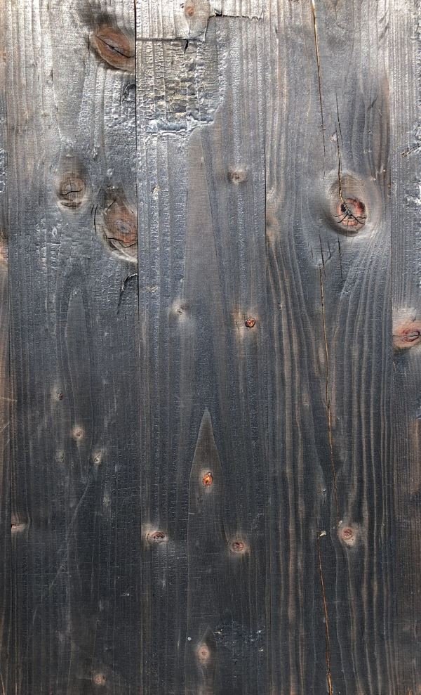 burned wood