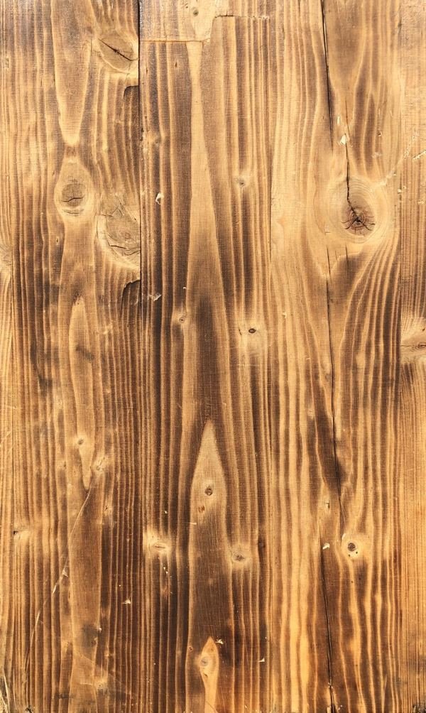 burnt wood